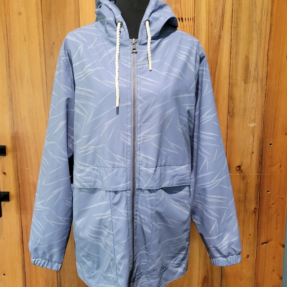 VTG Original Weatherproof Blue Hooded Windbreaker Jacket - Picture 4 of 9
